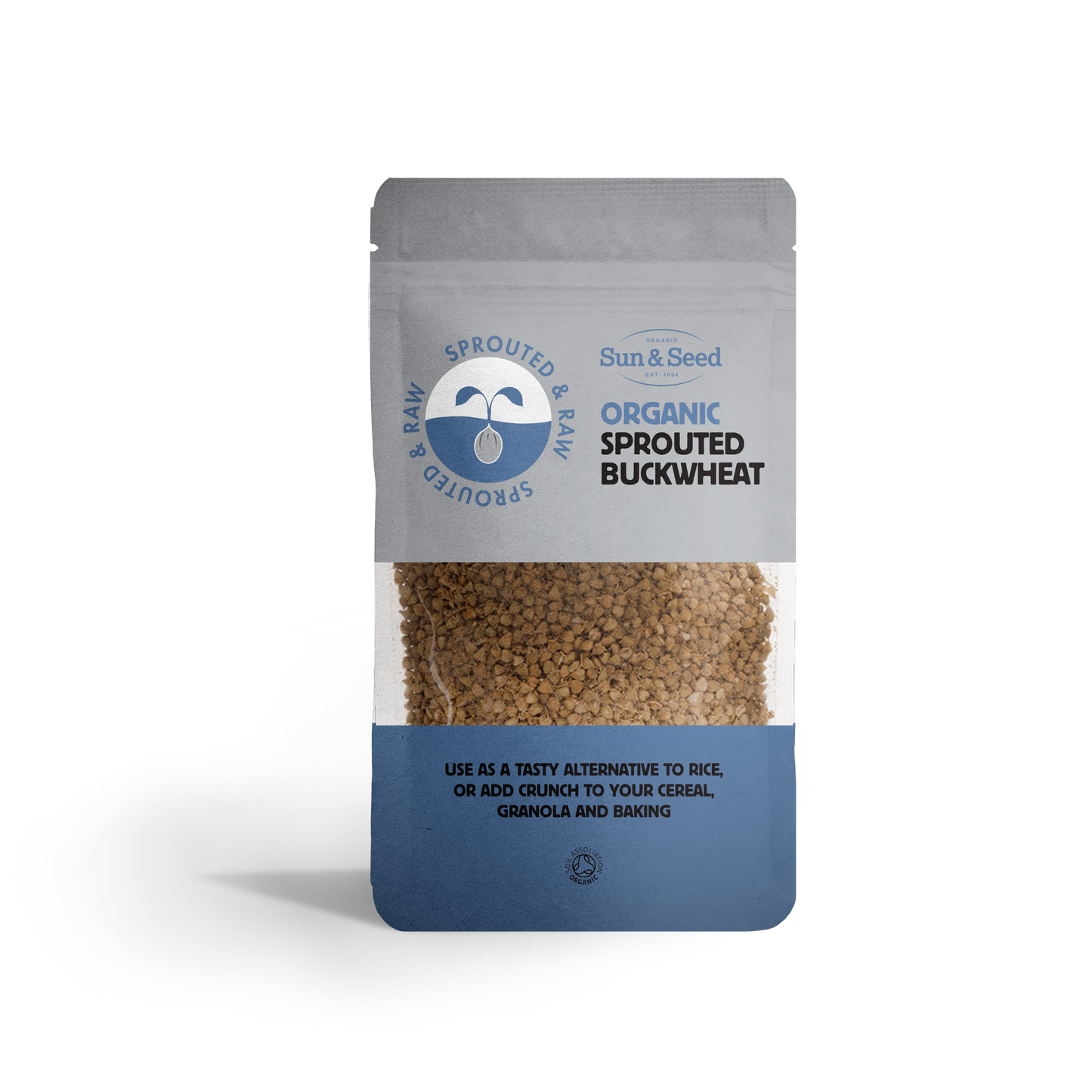 Sun & Seed / Sprouted & Raw Organic Buckwheat 250g