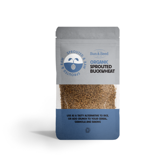 Sun & Seed / Sprouted & Raw Organic Buckwheat 250g